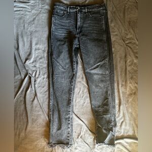 GAP raw hem cigarette high rise